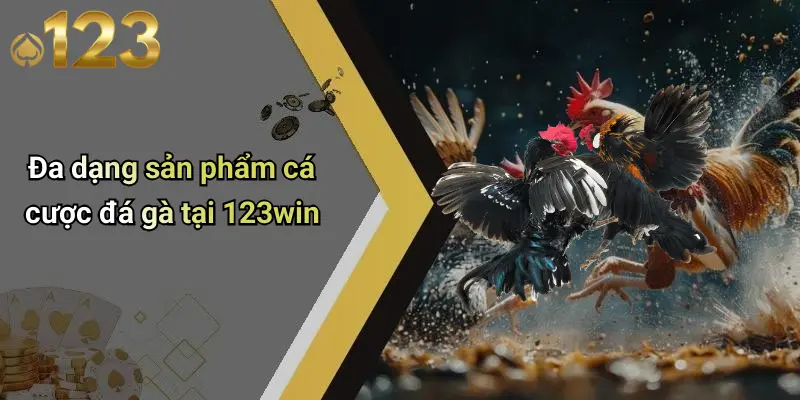 Đá Gà 123WIN 3 Đa dạng sản phẩm cá cược đá gà tại 123win
